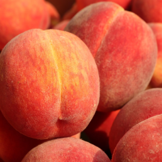 Up-close peaches